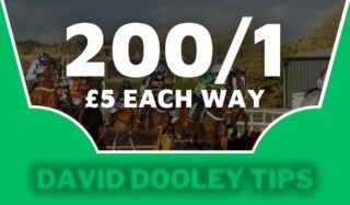 £5 each way at 200/1