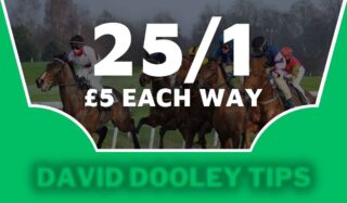 £5 each way at 25/1