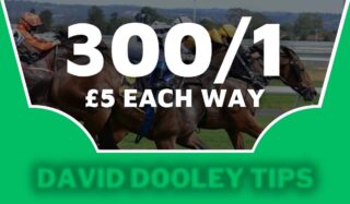 £5 each way at 300/1