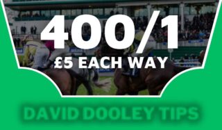 £5 each way at 400/1