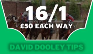 £50 each way at 16/1