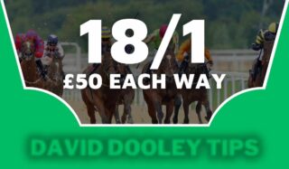 £50 each way at 18/1