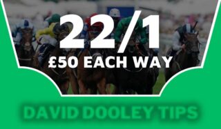 £50 each way at 22/1