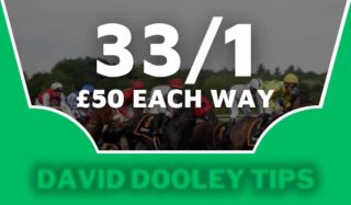 £50 each way at 33/1