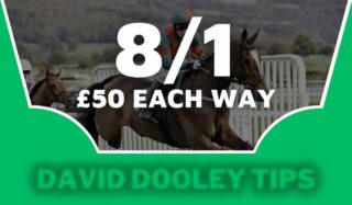 £50 each way at 8/1