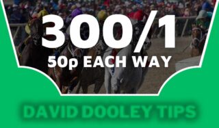 50p each way at 300/1