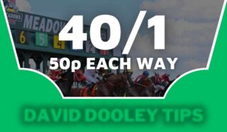 50p each way at 40/1