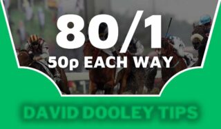 50p each way at 80/1